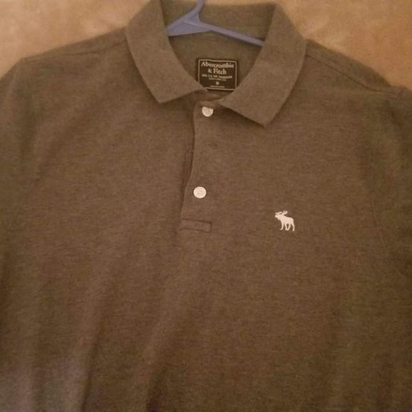 Abercrombie & Fitch Polo (M - Grey) - Picture 1 of 3